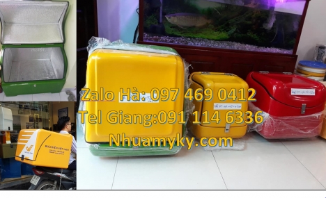 Thùng giữ nhiệt xe máy,  Thùng chở hàng giá rẻ, thanh lý thùng chở hàng, Thùng chở hàng sau xe máyTh