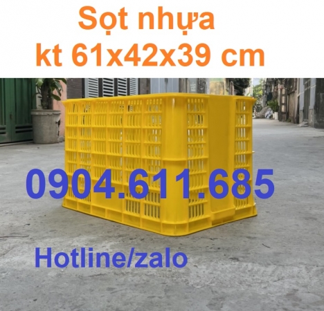 Sóng nhựa 3T9, sọt nhựa HS005, sóng nhựa rỗng, sóng nhựa rỗng 3T9, sóng nhựa hở, rỗ nhựa đựng hàng