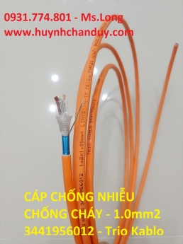 Cáp tín hiệu chống cháy, lõi mềm Trio Kablo/Turkey