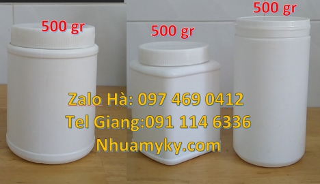 Hũ 200 g đựng phân bón, Hũ 200 g đựng muối tôm tây ninh hũ nhựa 250 g đựng tinh bột nghệ, hũ nhựa 2
