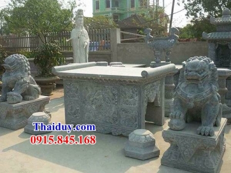 làm đồ thờ đá cao cấp mẫu đồ thờ bằng đá khối