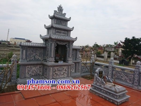 Bắc kạn thiết kế mẫu lăng mộ đá trắng không mái tự nhiên