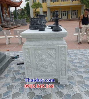 làm đồ thờ đá cao cấp mẫu đồ thờ bằng đá khối