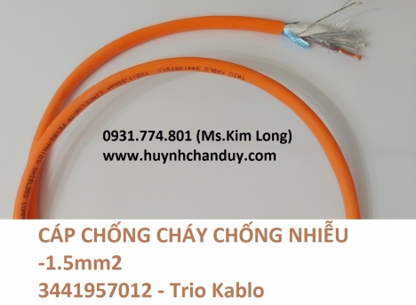 Cáp tín hiệu chống cháy, lõi mềm Trio Kablo/Turkey
