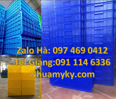 Sóng nhựa bít 1T9, sóng nhựa, thùng nhựa đặc, sóng nhựa bít, Giỏ nhựa chở sau xe máy, sóng nhựa hở 5