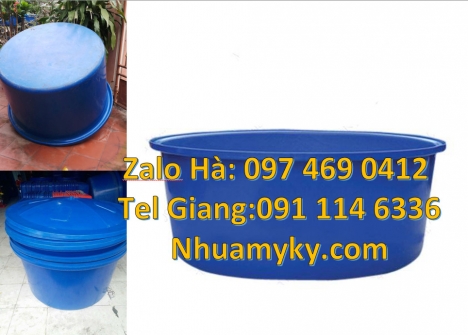 thùng nhựa vuông 750 lít, thùng nhựa chữ nhật giá rẻ, Thùng nhựa dung tích lớn, thùng nuôi cá, th