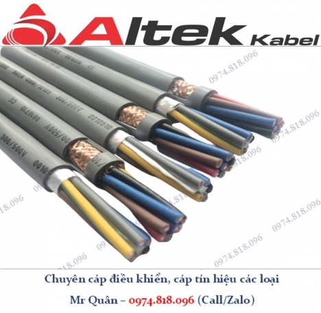 Cáp điều khiển cvv, cvv-s – Altek Kabel