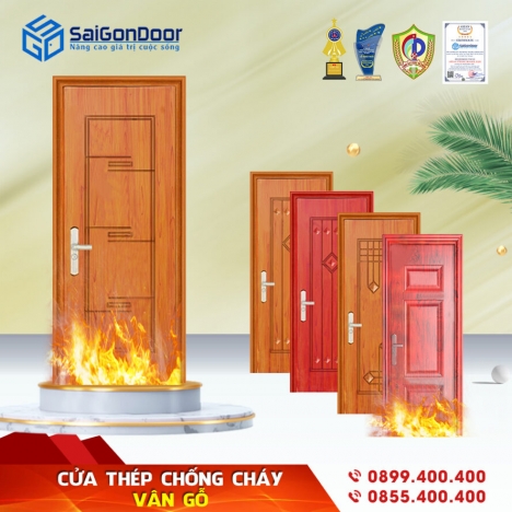 Cửa Thép Vân gỗ có gì đặc biệt ? 7 ưu điểm vượt trội của cửa Thép vân gỗ.