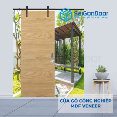 Cửa gỗ công nghiệp MDF Veneer chất lượng cao