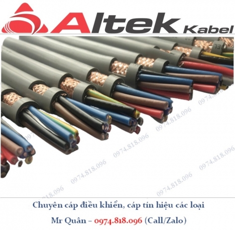 Cáp điều khiển cvv, cvv-s – Altek Kabel