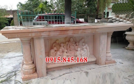 Hà nam bán bàn lễ khuân viên khu lăng mộ đình chùa bằng đá