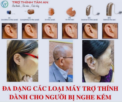 ĐA DẠNG KIỂU DÁNG MÁY TRỢ THÍNH