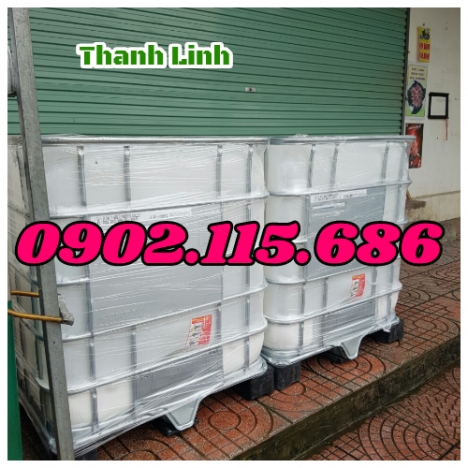Bồn nhựa trắng, tank nhựa IBC, tank 1000 lít, bồn nhựa 1000 lít, tank nhựa đựng hóa chất, tank đựng