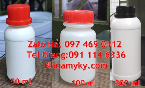 , Chai nhựa đựng thuốc thú y, chai nhựa đựng thuốc thủy sản, chai nhựa đựng nông dược, chai nhựa tro