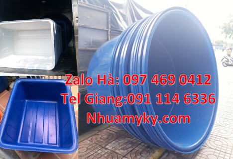 thùng nhựa vuông 750 lít, Thùng nhựa vuông Thùng tròn 1000l, Thùng nhựa 1200 lít đựng muối ph