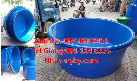 thùng nhựa vuông 750 lít, Thùng nhựa vuông Thùng tròn 1000l, Thùng nhựa 1200 lít đựng muối ph