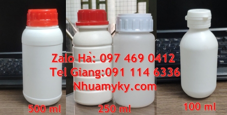 , Chai nhựa đựng thuốc thú y, chai nhựa đựng thuốc thủy sản, chai nhựa đựng nông dược, chai nhựa tro