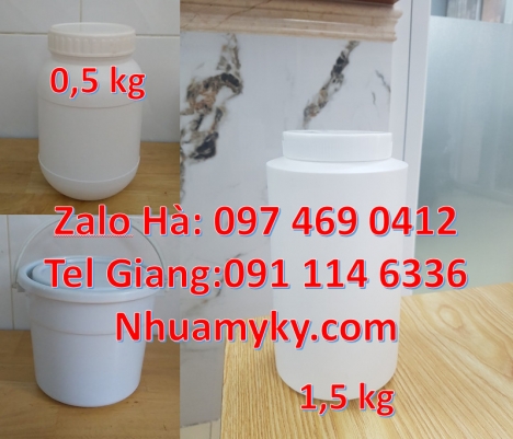 Hũ nhựa 100 gram, hũ 200g đựng đậu phộng hũ đựng kẹo 200 gram, hũ nhựa 250 gr đựng thực phẩm, cung