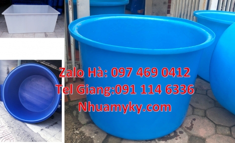 thùng nhựa vuông 750 lít, Thùng nhựa vuông Thùng tròn 1000l, Thùng nhựa 1200 lít đựng muối ph