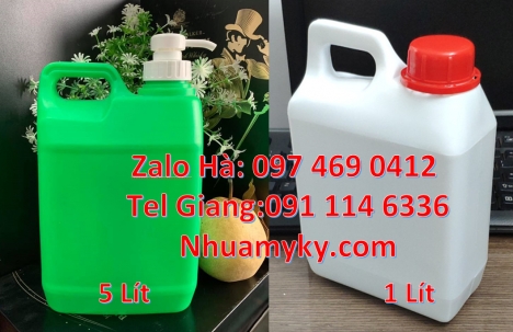 can 5l trong giá rẻ, Can nhựa 1l quay, Can nhựa nhỏ, Nơi bán can hdpe, Can nhựa 0.5l đựng mật mía, c