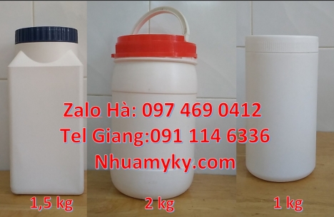 Hũ nhựa 100 gram, hũ 200g đựng đậu phộng hũ đựng kẹo 200 gram, hũ nhựa 250 gr đựng thực phẩm, cung