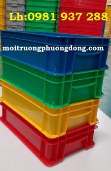 khay nhựa đặc,thùng nhựa kín B2