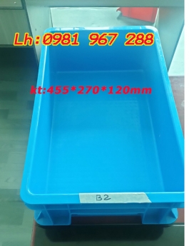 khay nhựa đặc,thùng nhựa kín B2