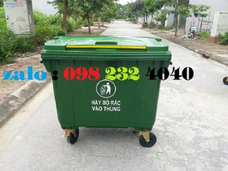 Thùng rác HDPE 660 lít VXXX