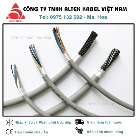 Cáp điều khiển Altek Kabel – Đức chống nhiễu SH-500, không chống nhiễu CT-500