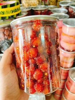 Máy viền mí lon nhựa pet, máy ghép mí lon trái cây sấy khô, máy viền mí lon khô bò khô gà