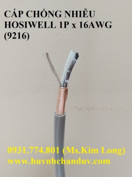 Cáp chống nhiễu Hosiwell 1 Pair 16AWG Thái Lan
