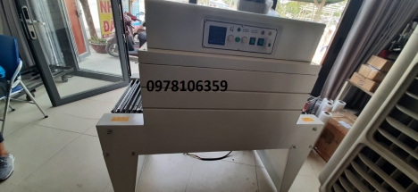 Máy rút màng co PVC, máy rút màng co sách vở, máy đóng gói màng co nhãn chai/