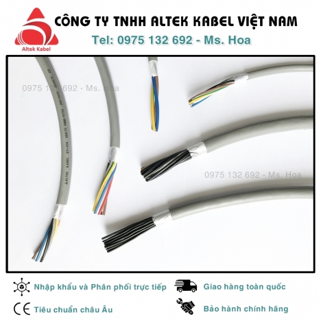 Cáp điều khiển Altek Kabel – Đức chống nhiễu SH-500, không chống nhiễu CT-500