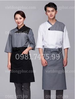 Mẫu trang phục đầu bếp thời trang, có thiết kế đẹp nhất 2022