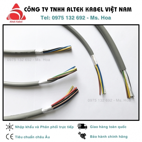 Cáp điều khiển Altek Kabel – Đức chống nhiễu SH-500, không chống nhiễu CT-500
