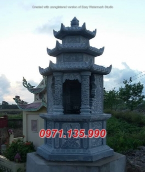 111 Mẫu mộ hình tròn bằng đá xanh
