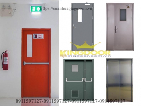 Cửa chống cháy nhà kho ngăn chặn hỏa hoạn hoàn hảo