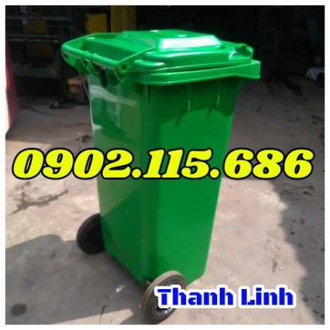 Thùng rác công nghiệp, thùng rác nhựa, thùng rác ngoài trời, thùng rác có bánh xe, thùng rác HDPE, t