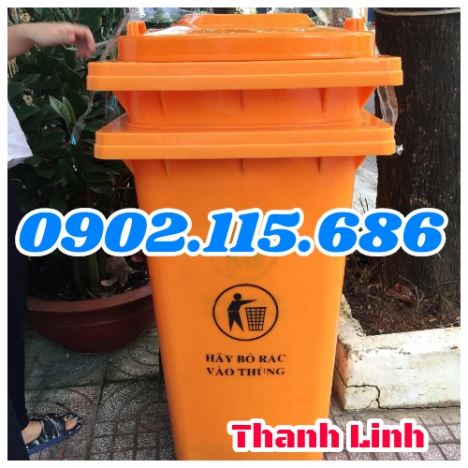 Thùng rác công nghiệp, thùng rác nhựa, thùng rác ngoài trời, thùng rác có bánh xe, thùng rác HDPE, t