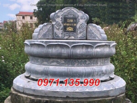 111 Mẫu mộ hình tròn bằng đá xanh