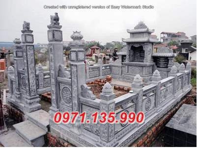 10 Mẫu mộ đá đẹp - 11 lăng mộ đá khối