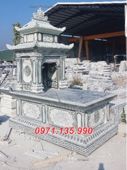 10 Mẫu mộ đá đẹp - 11 lăng mộ đá khối