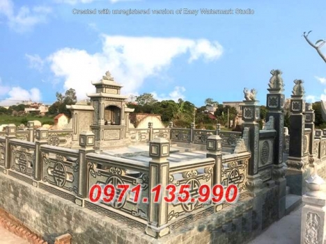 lăng mộ đá đẹp - tham khảo mẫu lăng mộ đá dòng họ