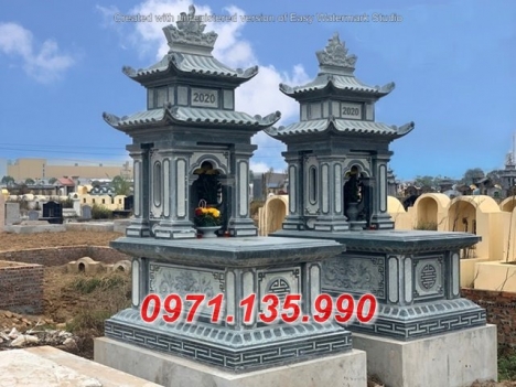 Các mẫu mộ đá đẹp - lăng mộ đá xanh rêu