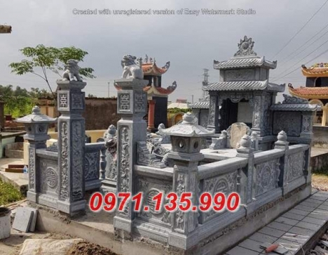 lăng mộ đá đẹp - tham khảo mẫu lăng mộ đá dòng họ