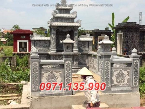 Các mẫu mộ đá đẹp - lăng mộ đá xanh rêu