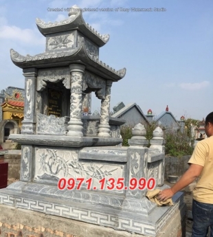 10 Mẫu mộ đá đẹp - 11 lăng mộ đá khối