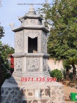 111 Mẫu mộ hình tròn bằng đá xanh
