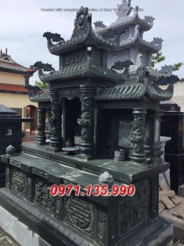 Các mẫu mộ đá đẹp - lăng mộ đá xanh rêu