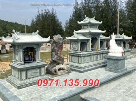 Các mẫu mộ đá đẹp - lăng mộ đá xanh rêu